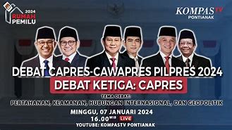 Live Debat Capres Kompas Tv Hari Ini